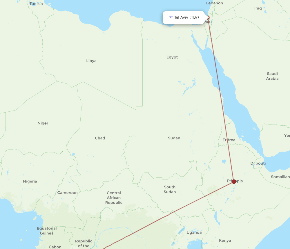 PNR-TLV flight routes