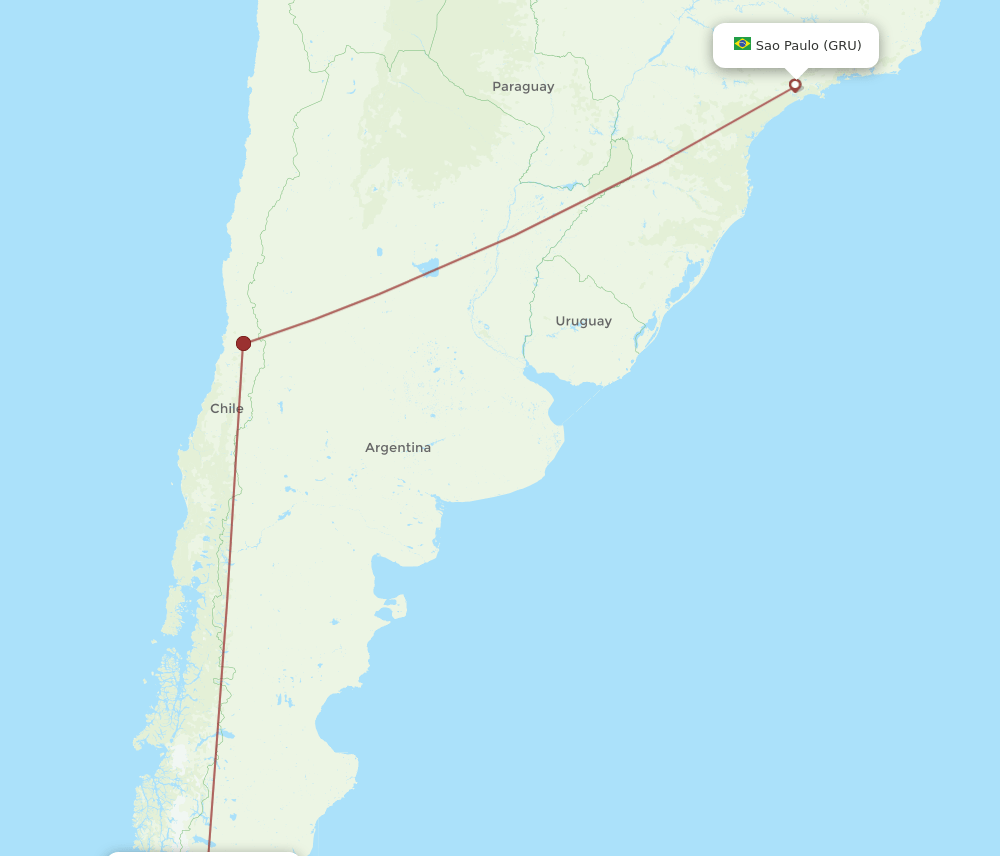 PNT-GRU flight routes
