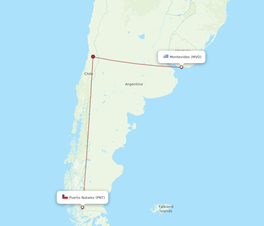 PNT-MVD flight routes