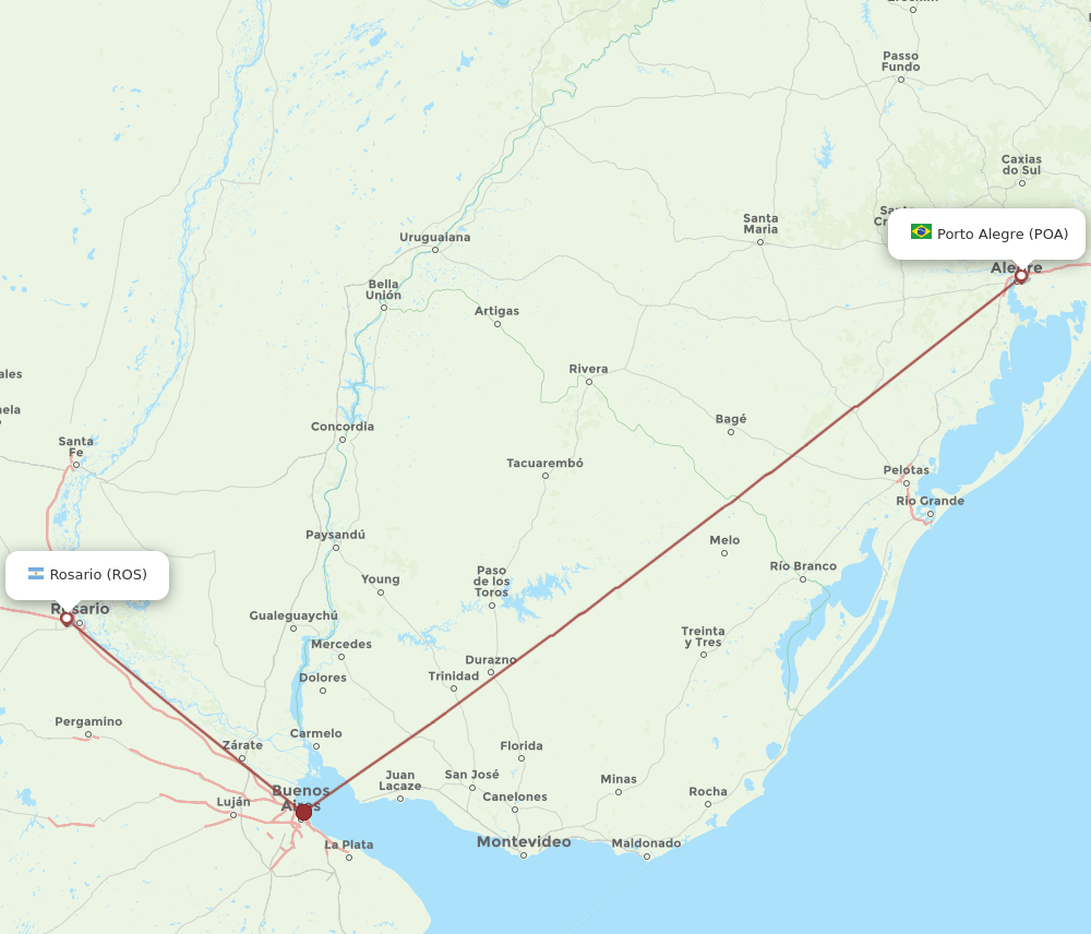 POA-ROS flight routes