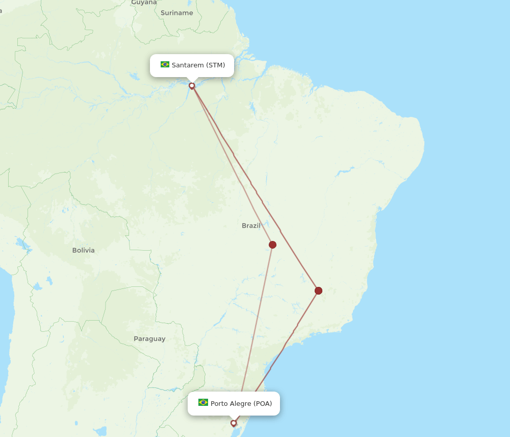 POA-STM flight routes