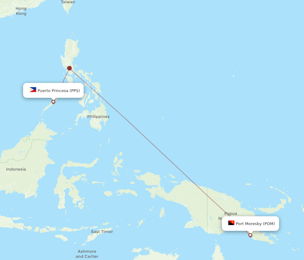 POM-PPS flight routes