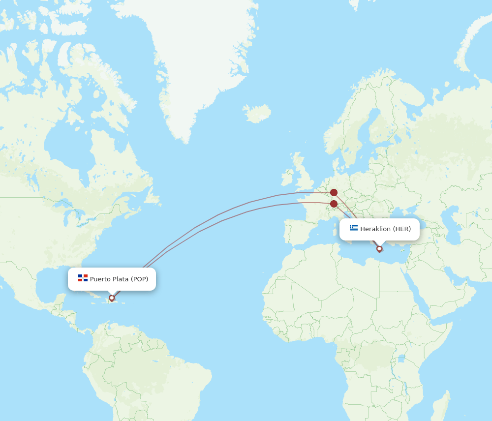POP-HER flight routes