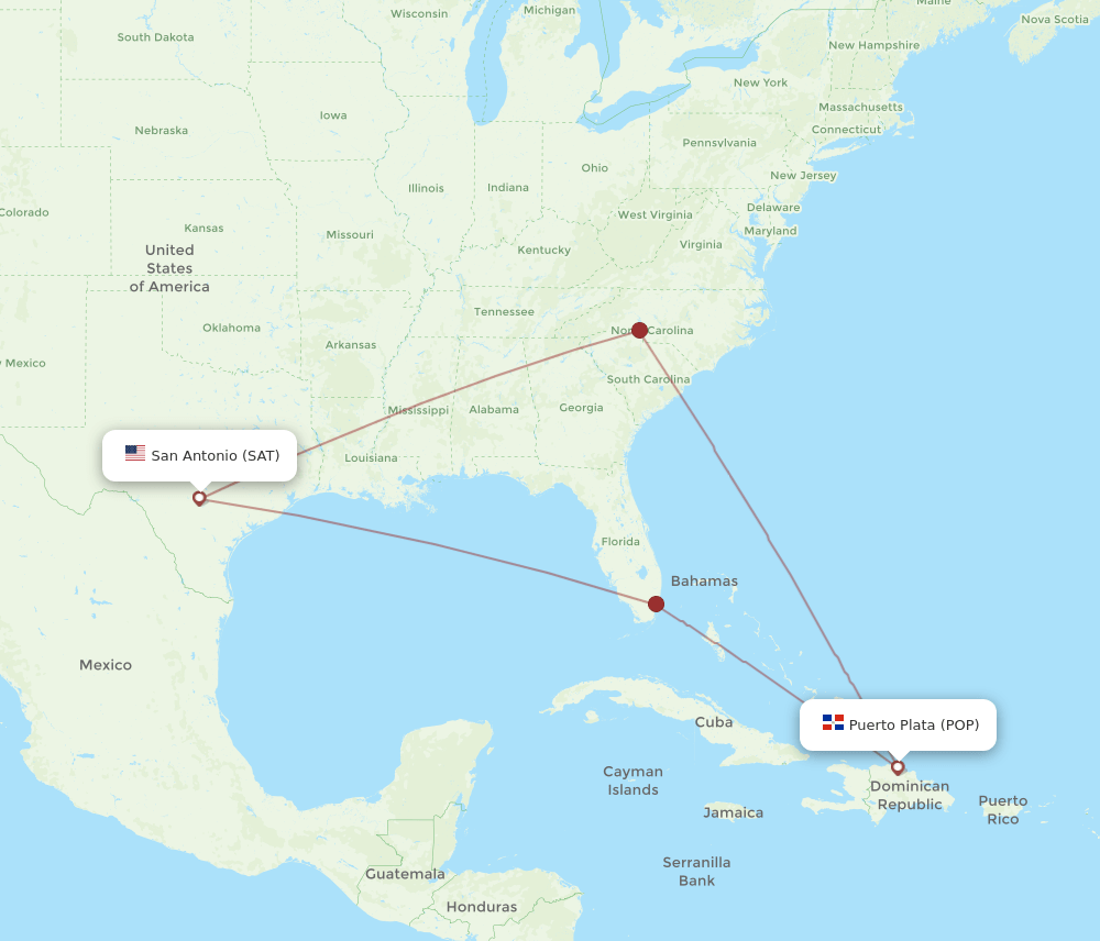 POP-SAT flight routes
