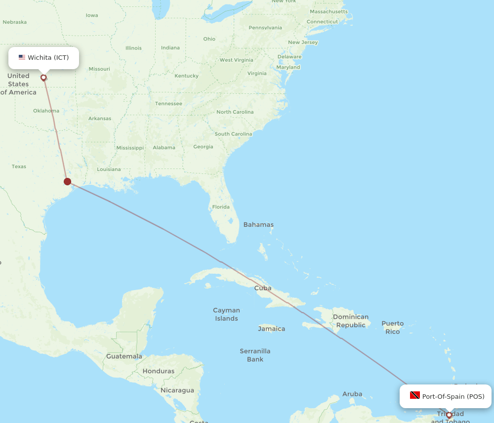 POS-ICT flight routes