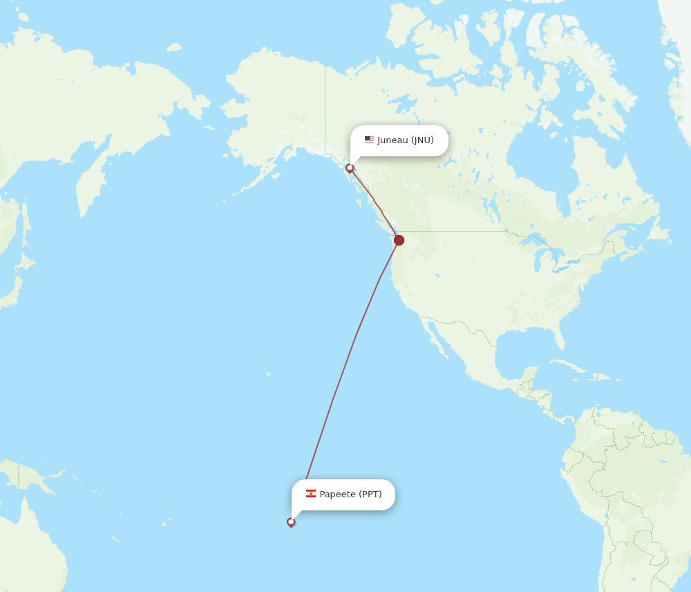 PPT-JNU flight routes