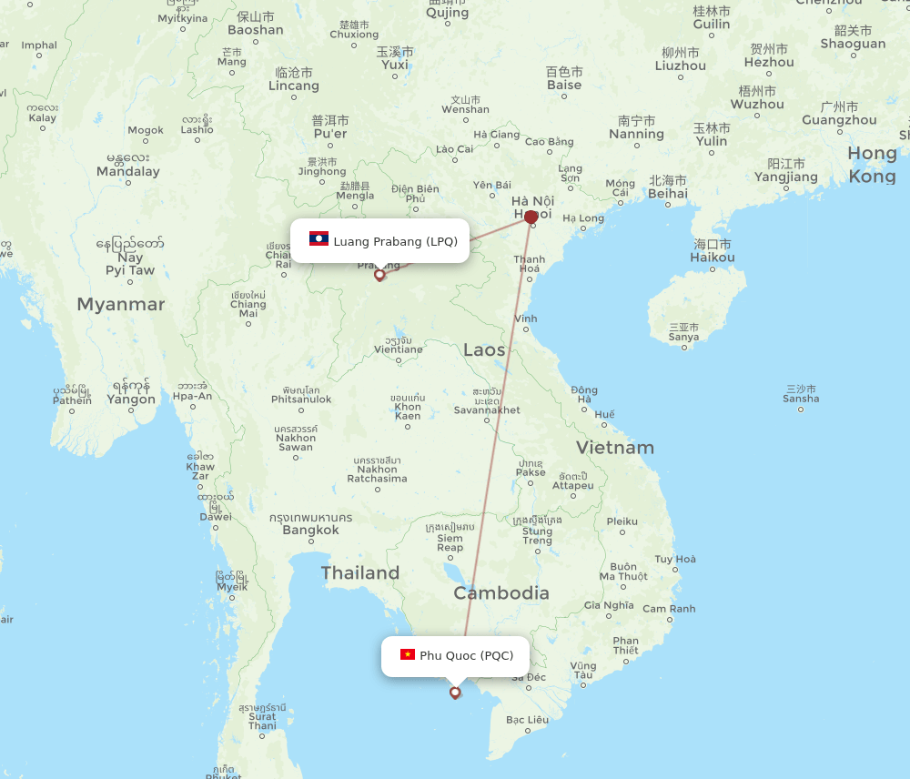 PQC-LPQ flight routes
