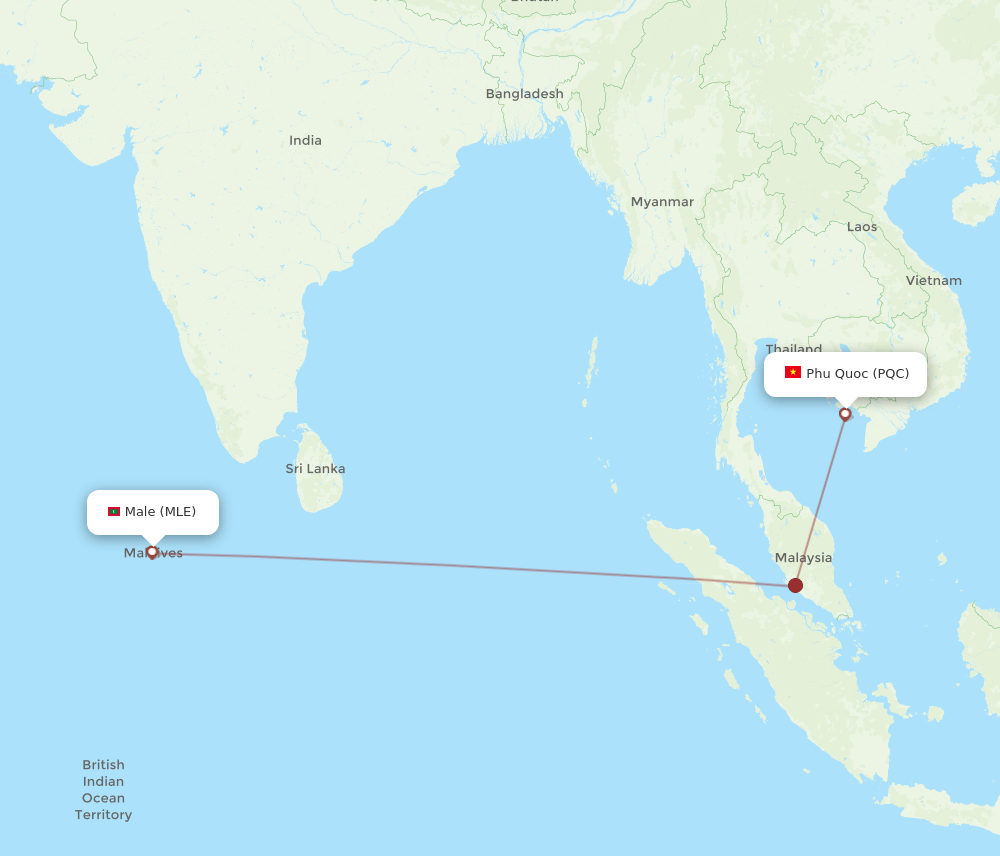 PQC-MLE flight routes