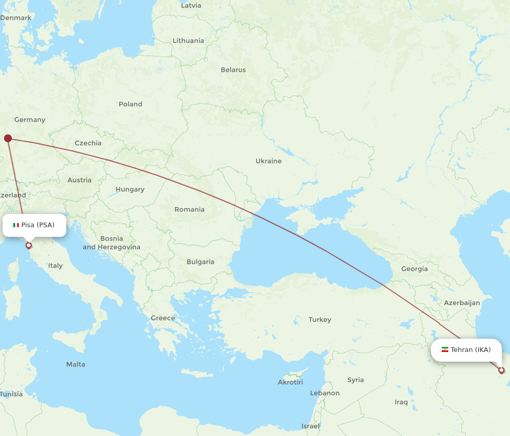 PSA-IKA flight routes