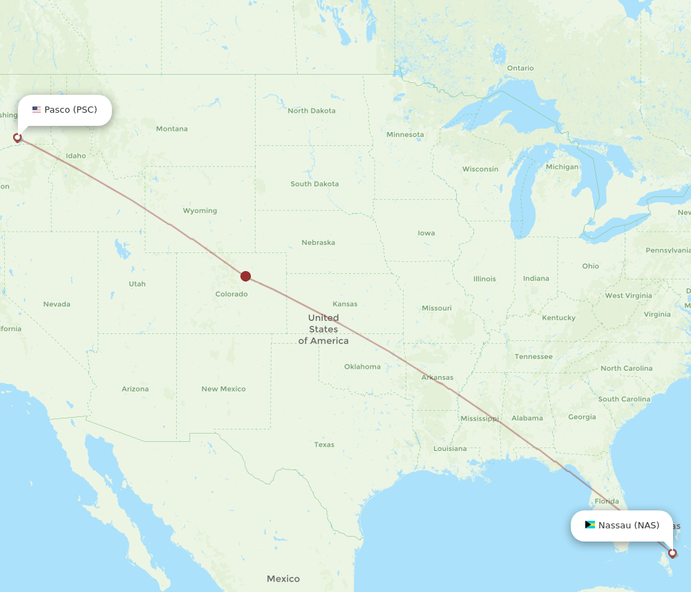 PSC-NAS flight routes