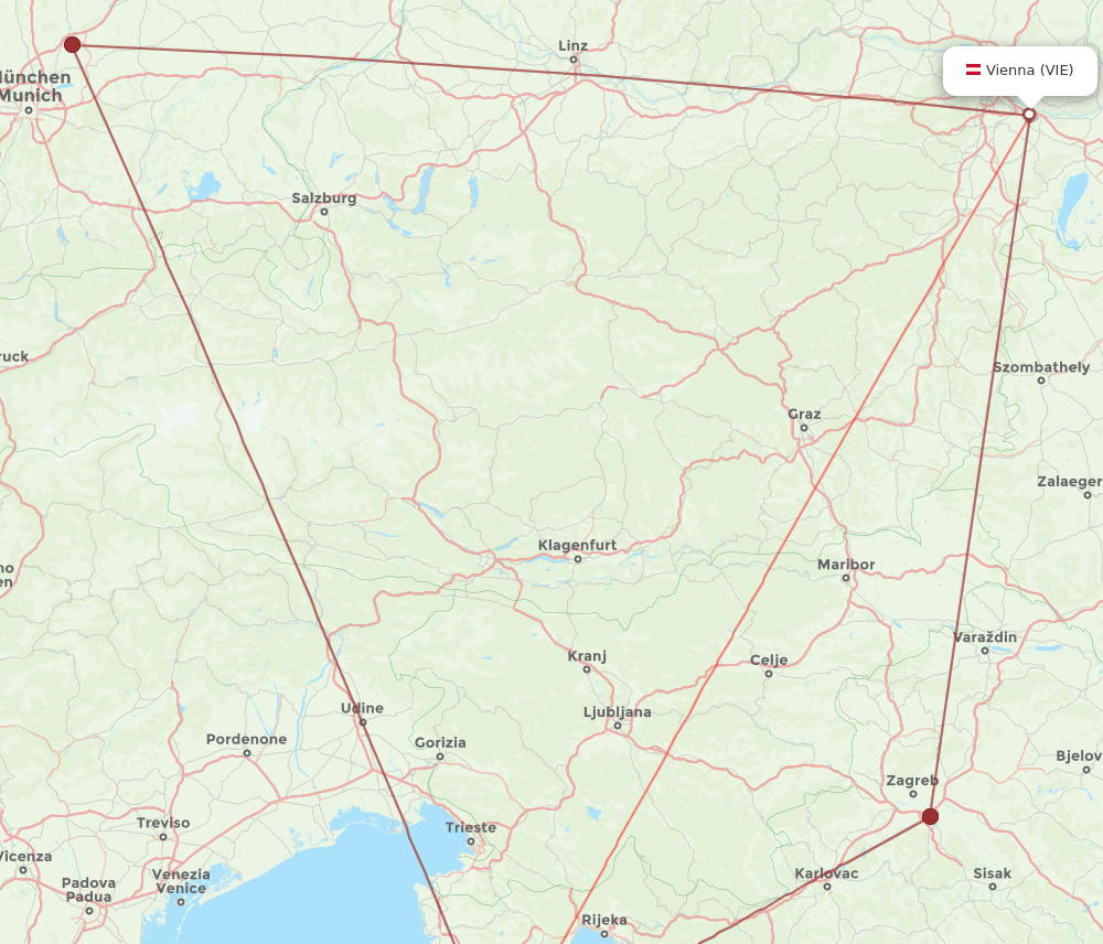 PUY-VIE flight routes