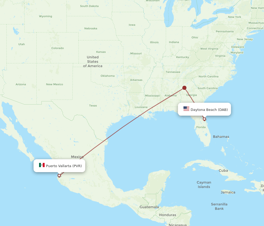 PVR-DAB flight routes
