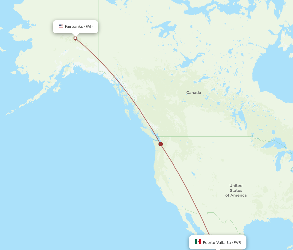 PVR-FAI flight routes