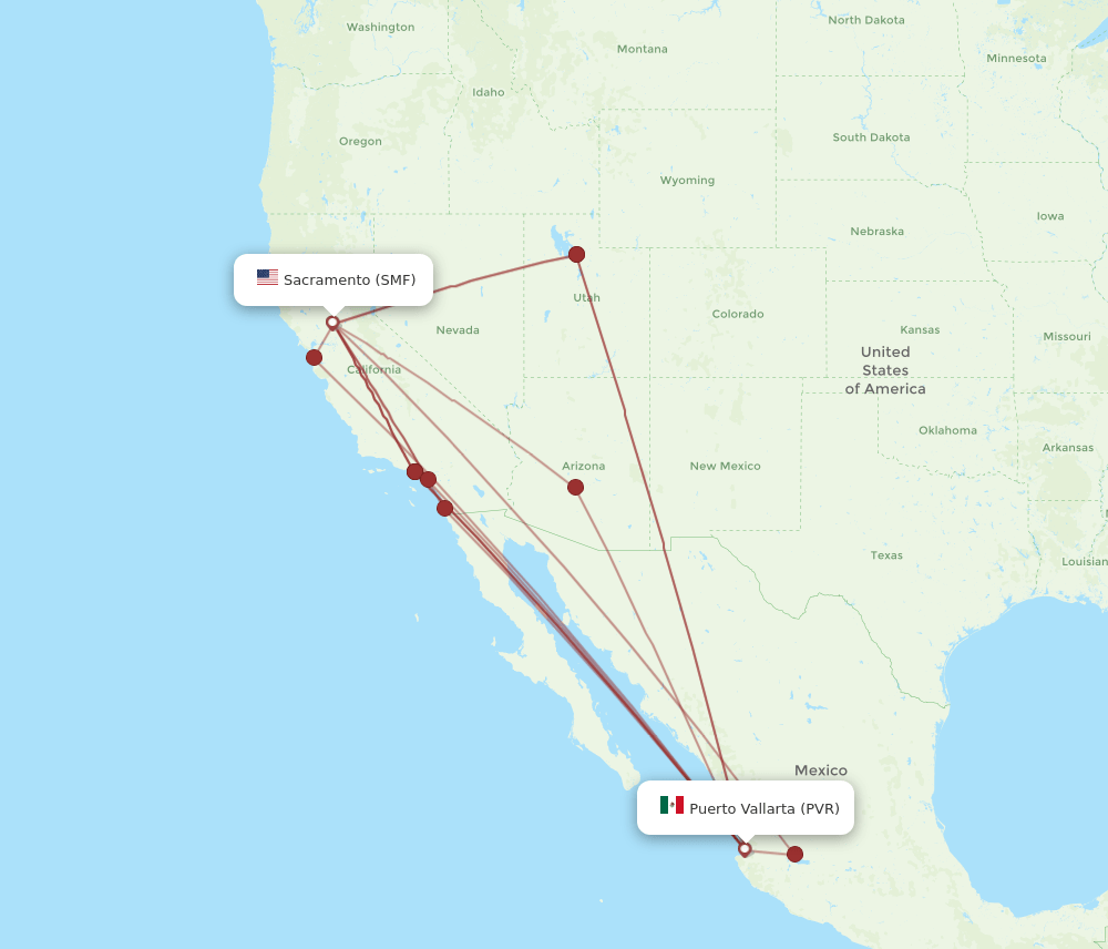PVR-SMF flight routes