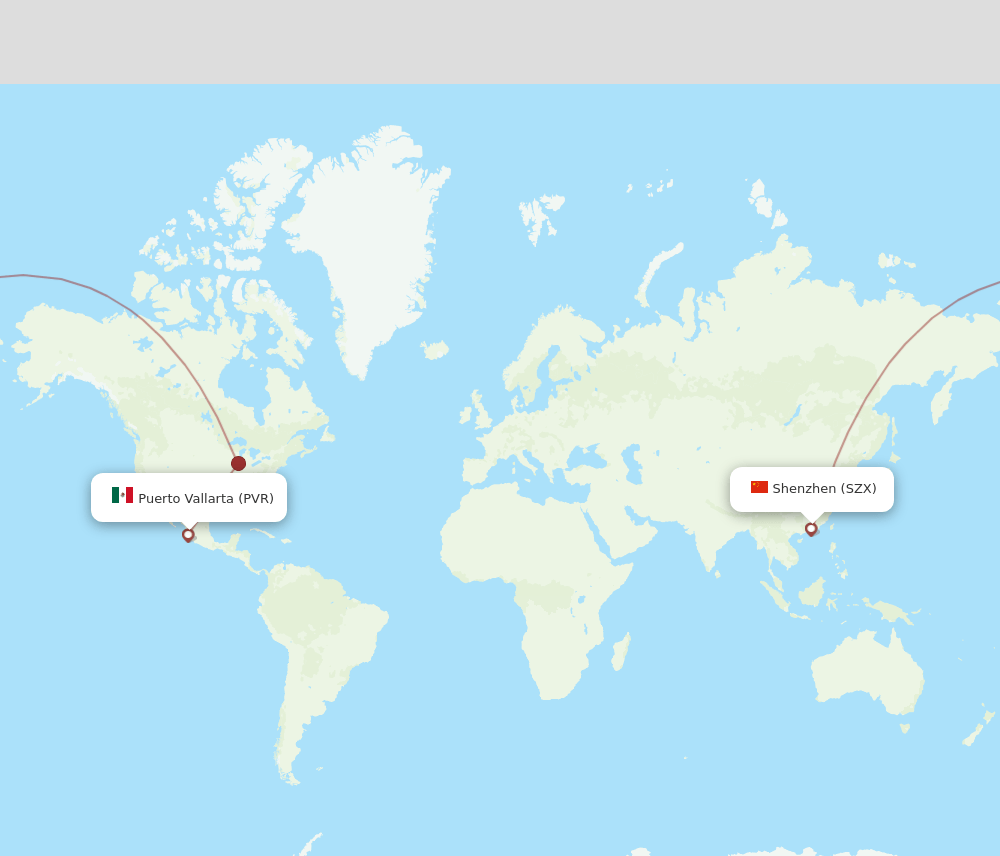 PVR-SZX flight routes