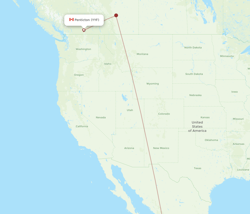 YYF to PVR flights and routes map