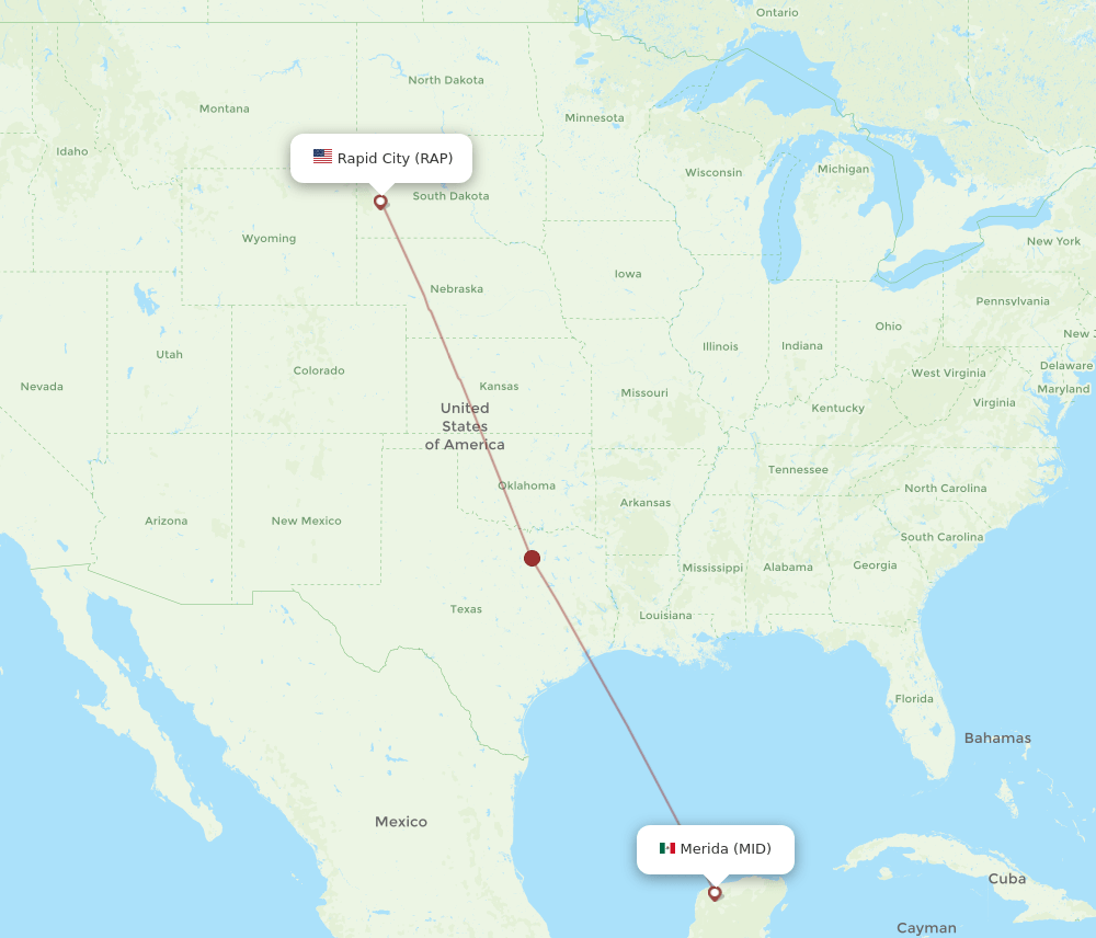 RAP-MID flight routes