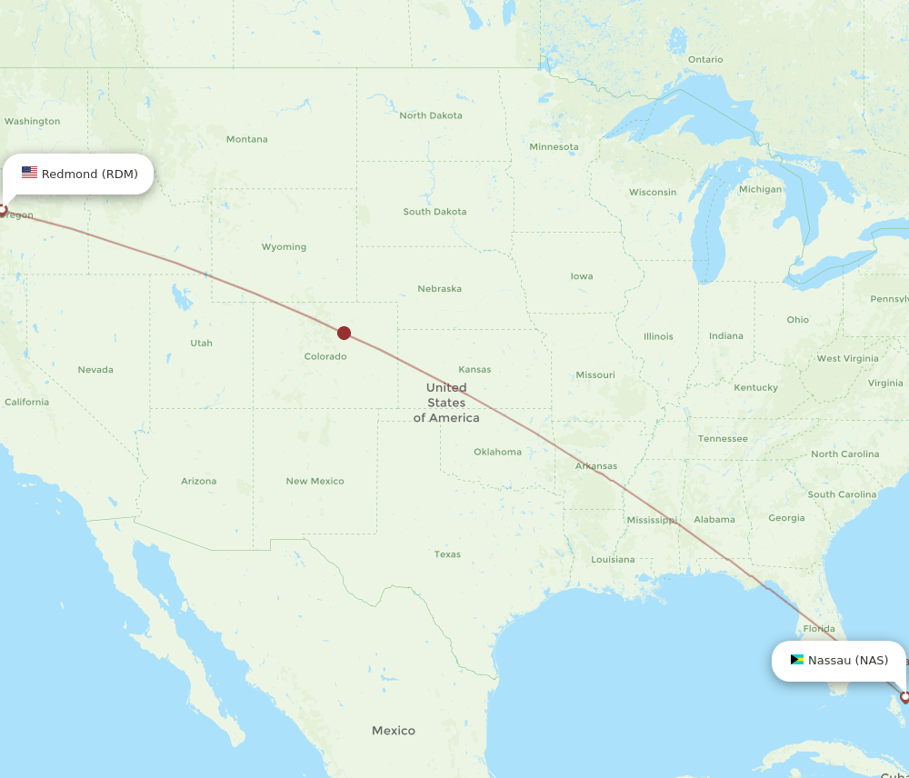RDM-NAS flight routes
