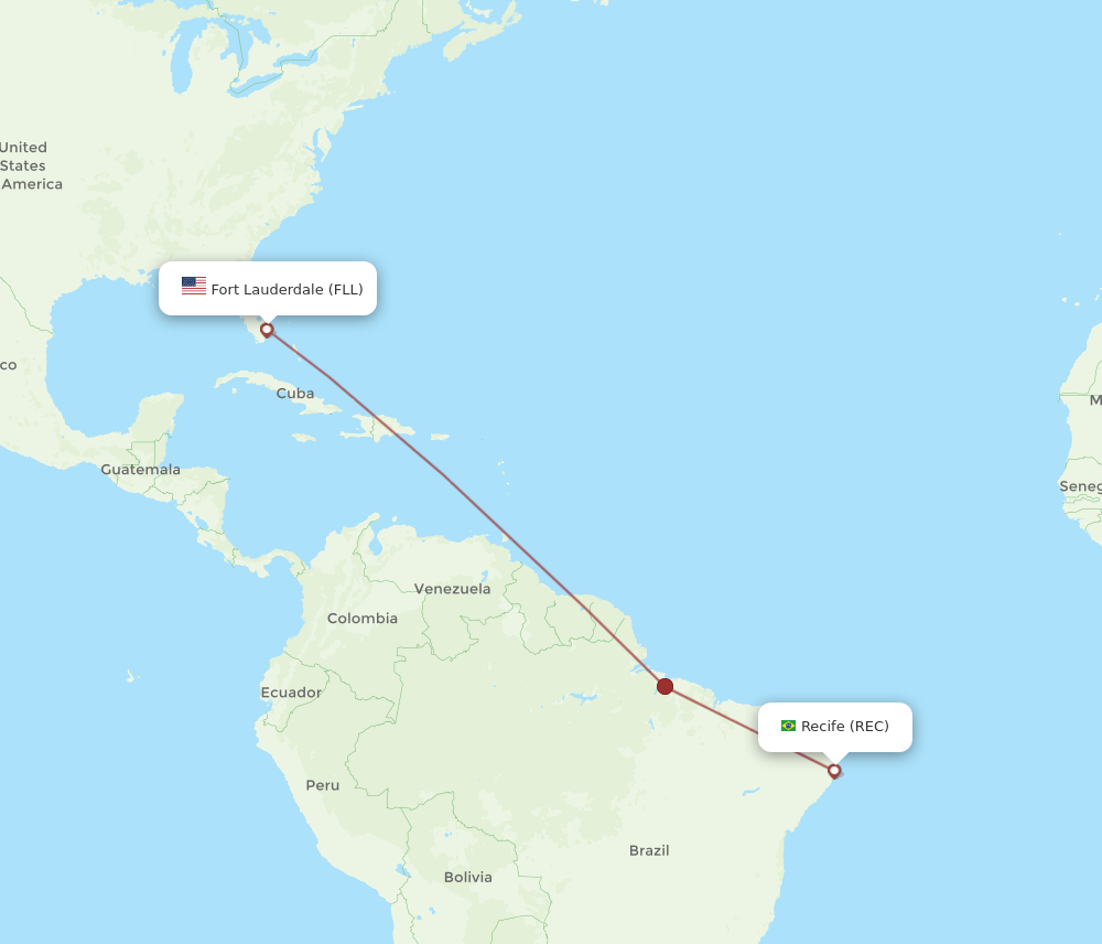 REC-FLL flight routes