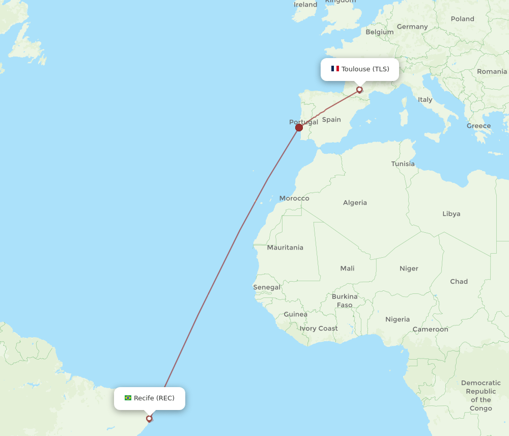 REC-TLS flight routes