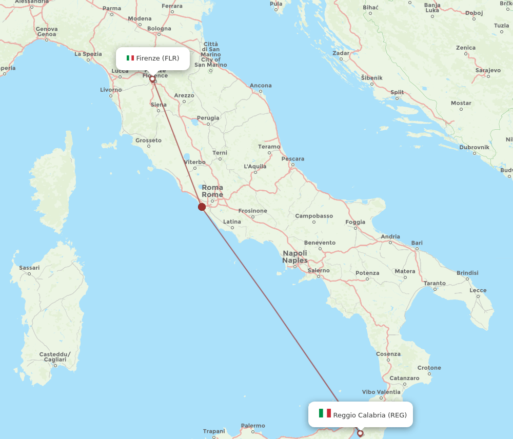 REG-FLR flight routes