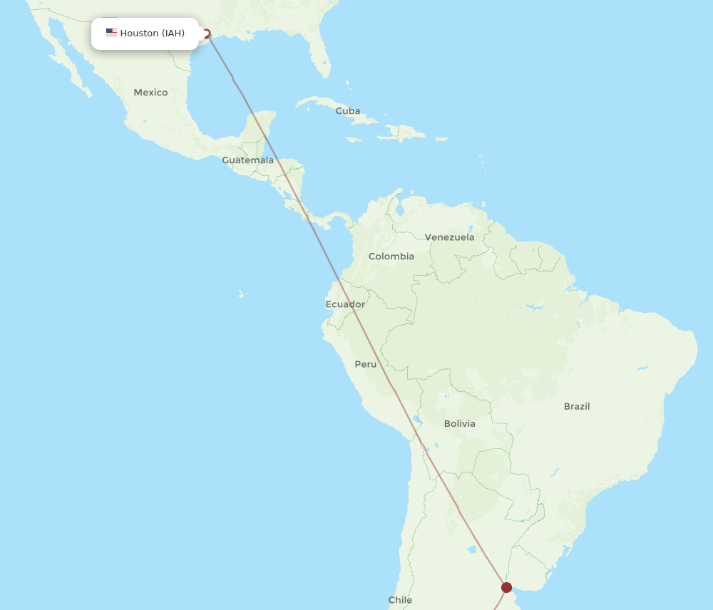 REL to IAH flights and routes map