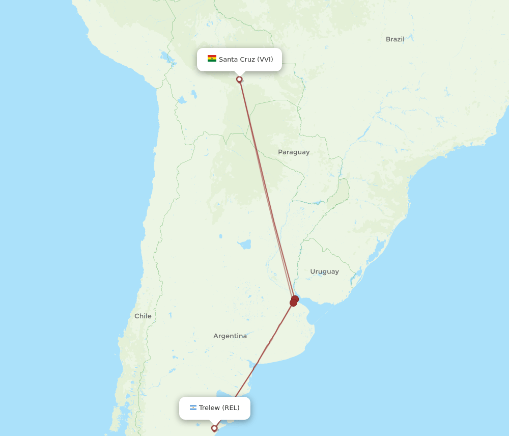 REL-VVI flight routes