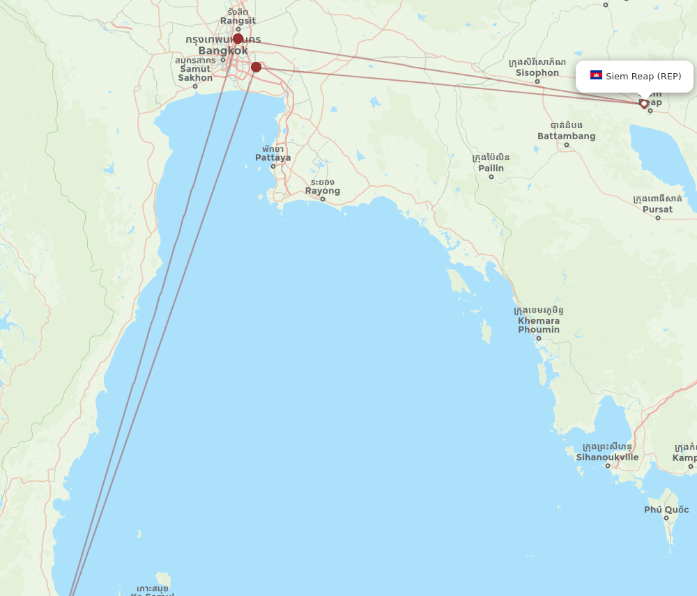REP-URT flight routes
