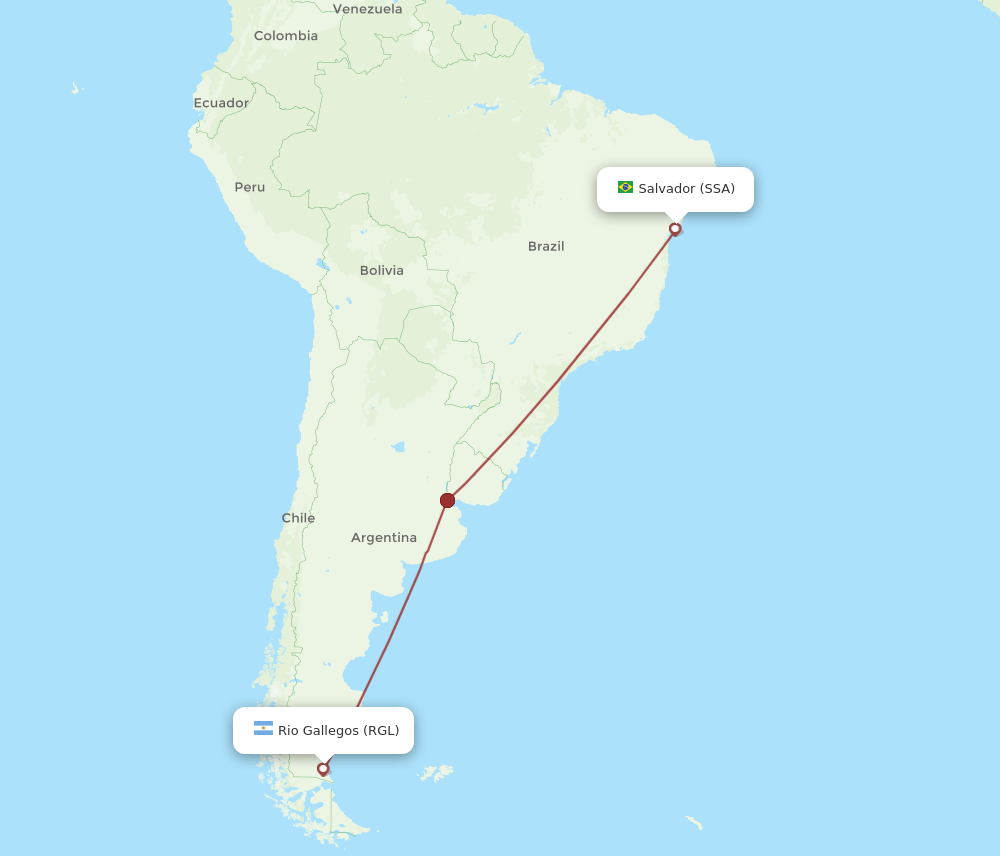 RGL-SSA flight routes