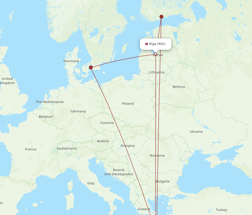 RIX-CHQ flight routes