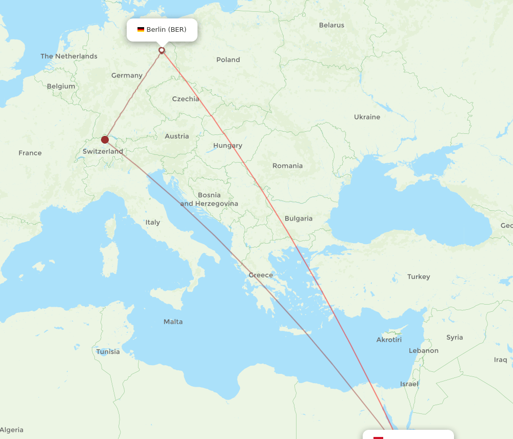 RMF-BER flight routes