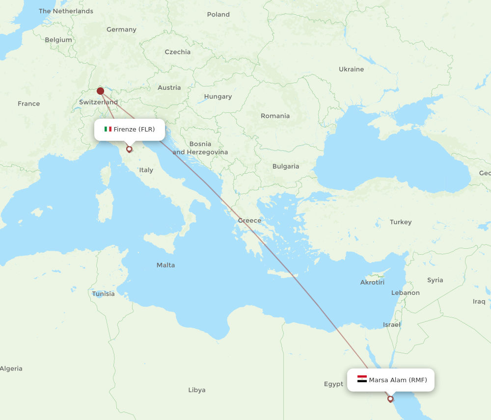 RMF-FLR flight routes