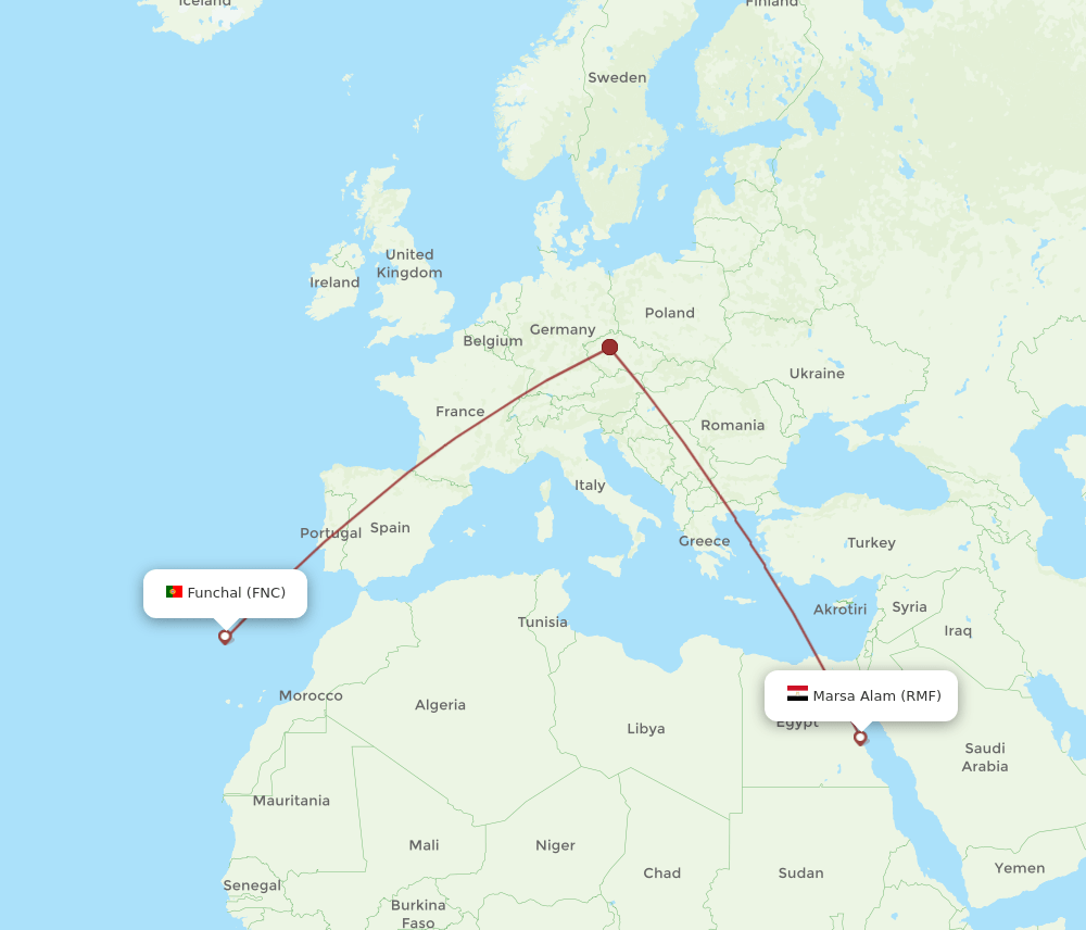RMF-FNC flight routes