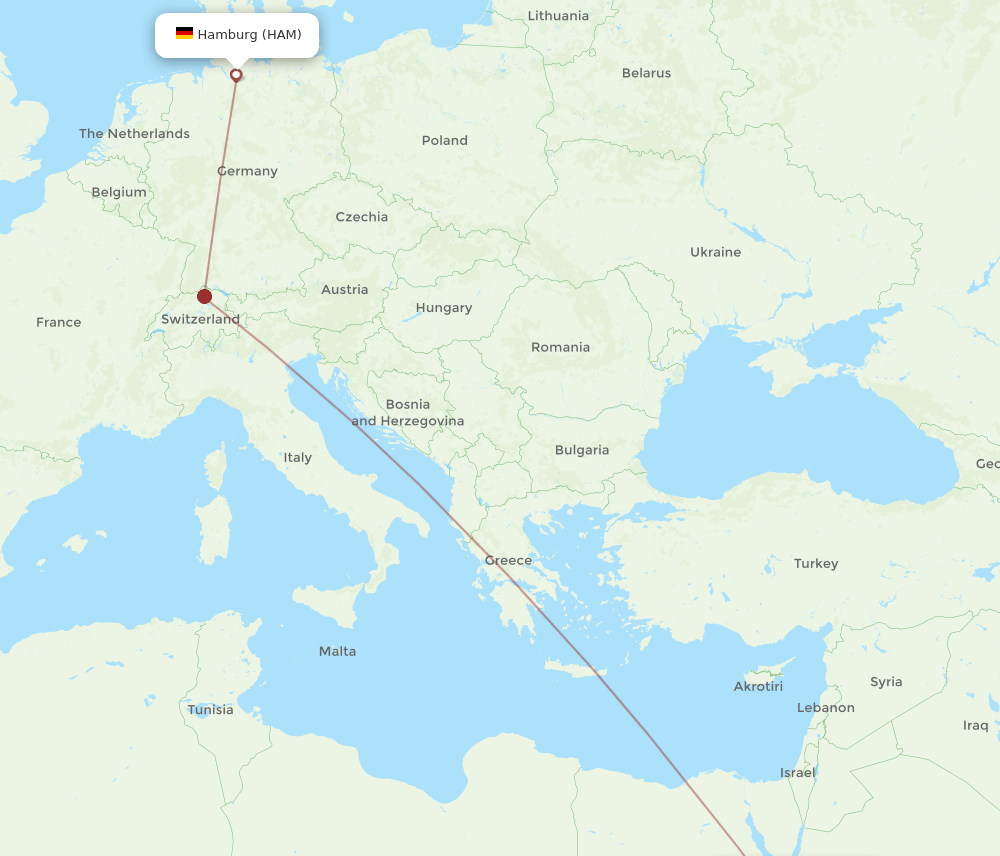RMF-HAM flight routes