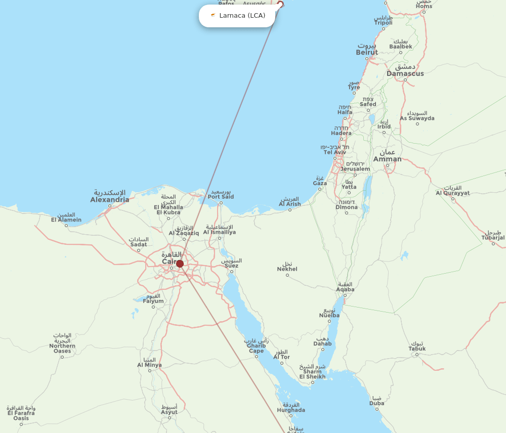 RMF-LCA flight routes