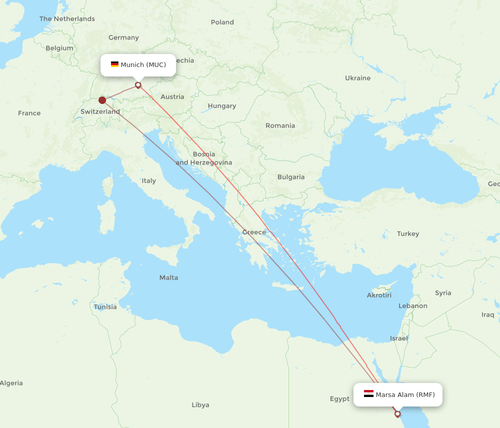 RMF-MUC flight routes