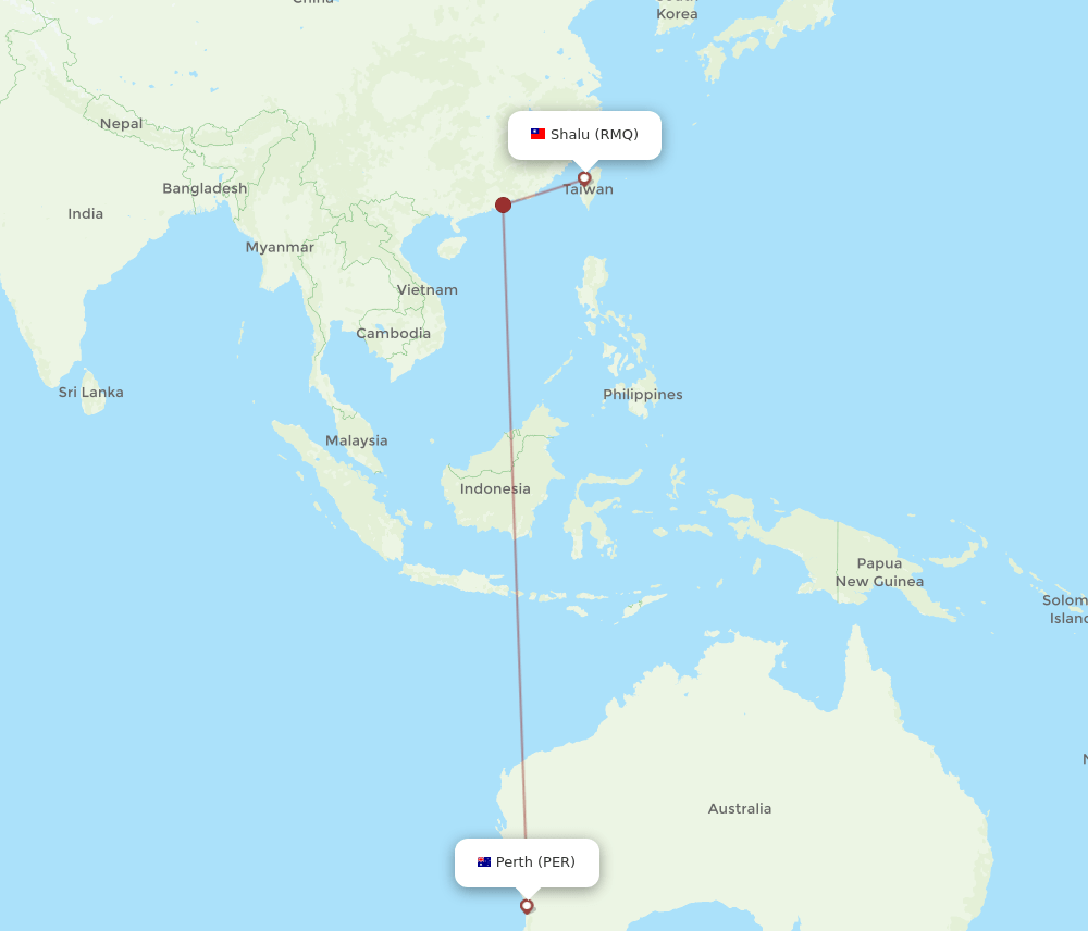 RMQ-PER flight routes