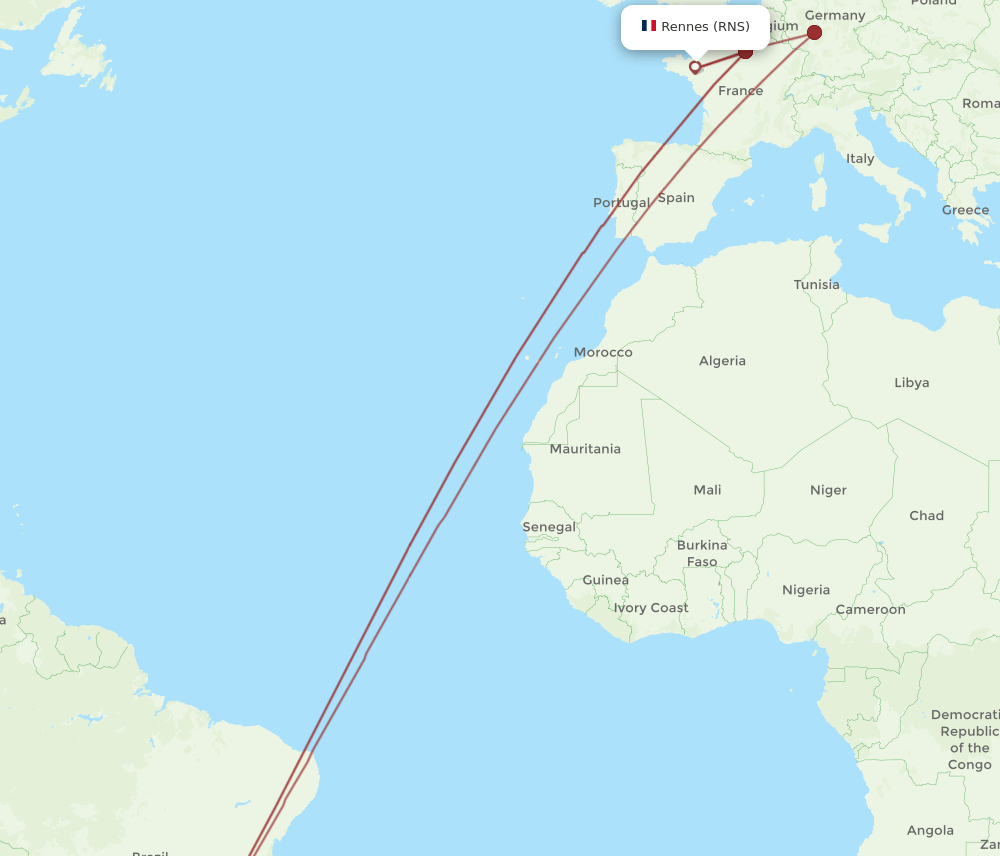 RNS-GRU flight routes