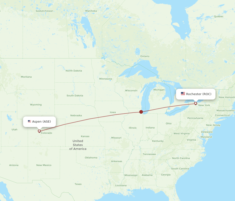 ROC-ASE flight routes