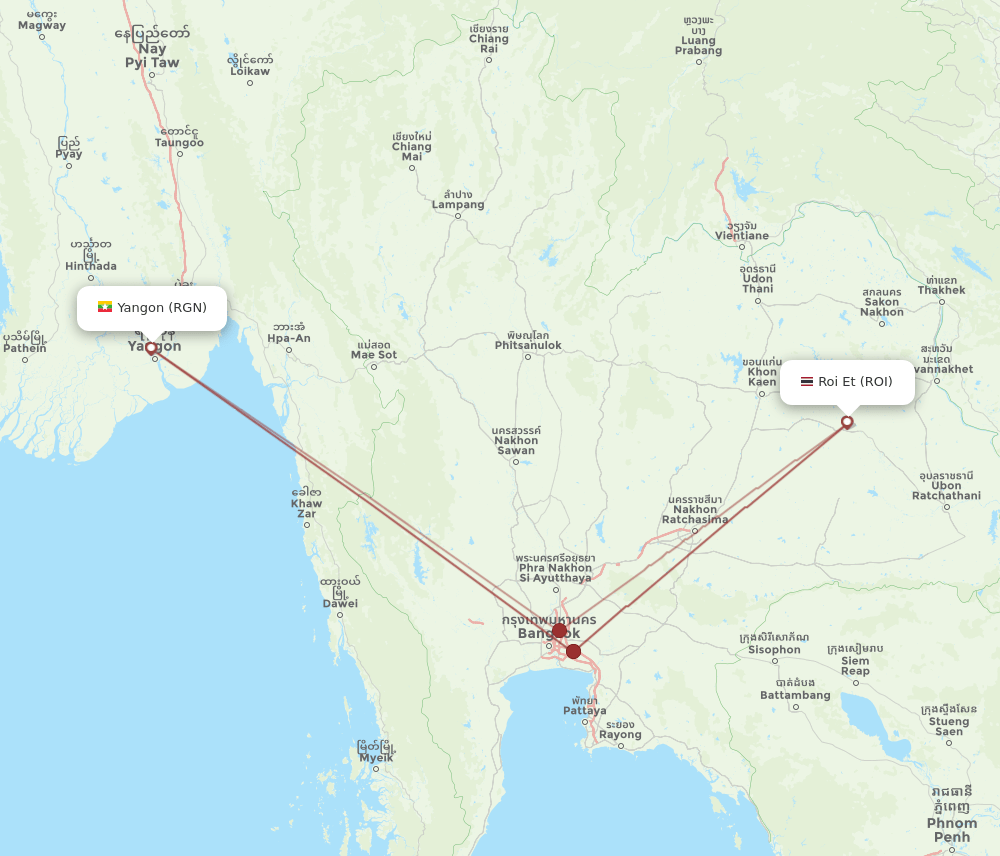 ROI-RGN flight routes