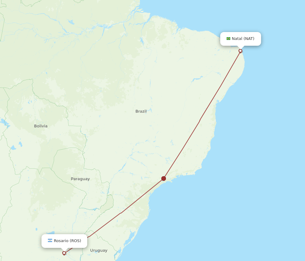 ROS-NAT flight routes