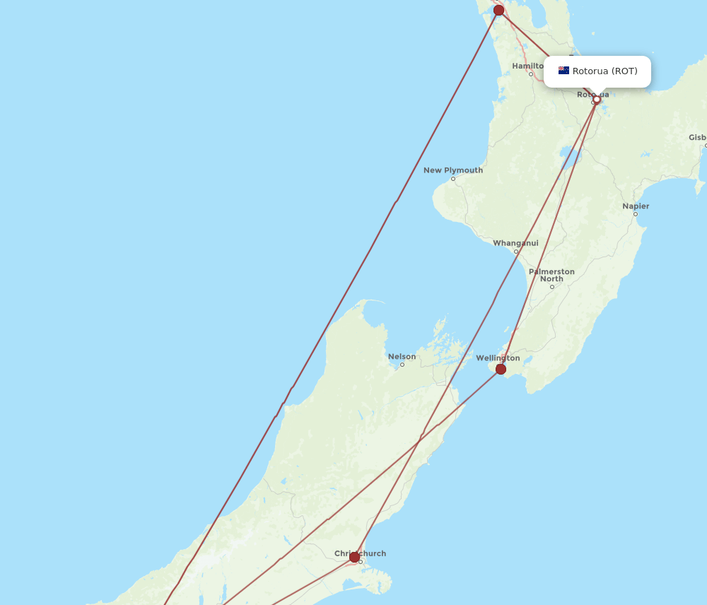 ROT-ZQN flight routes