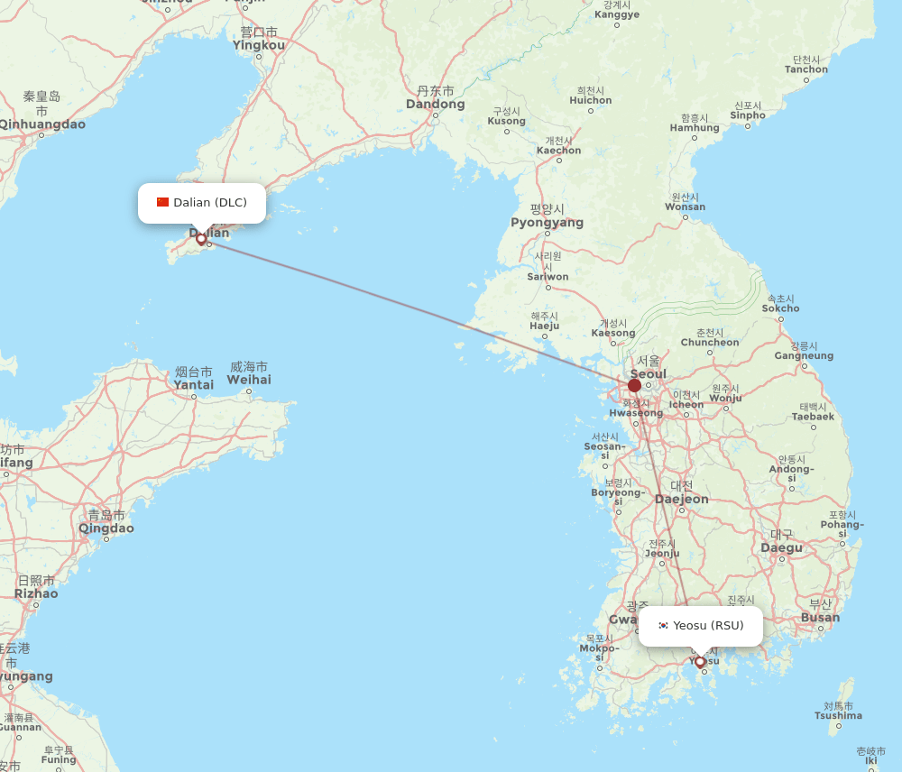 RSU-DLC flight routes