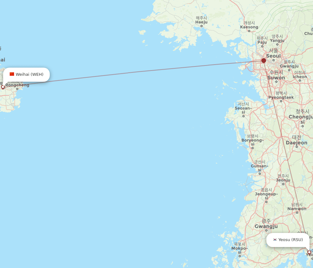 RSU-WEH flight routes