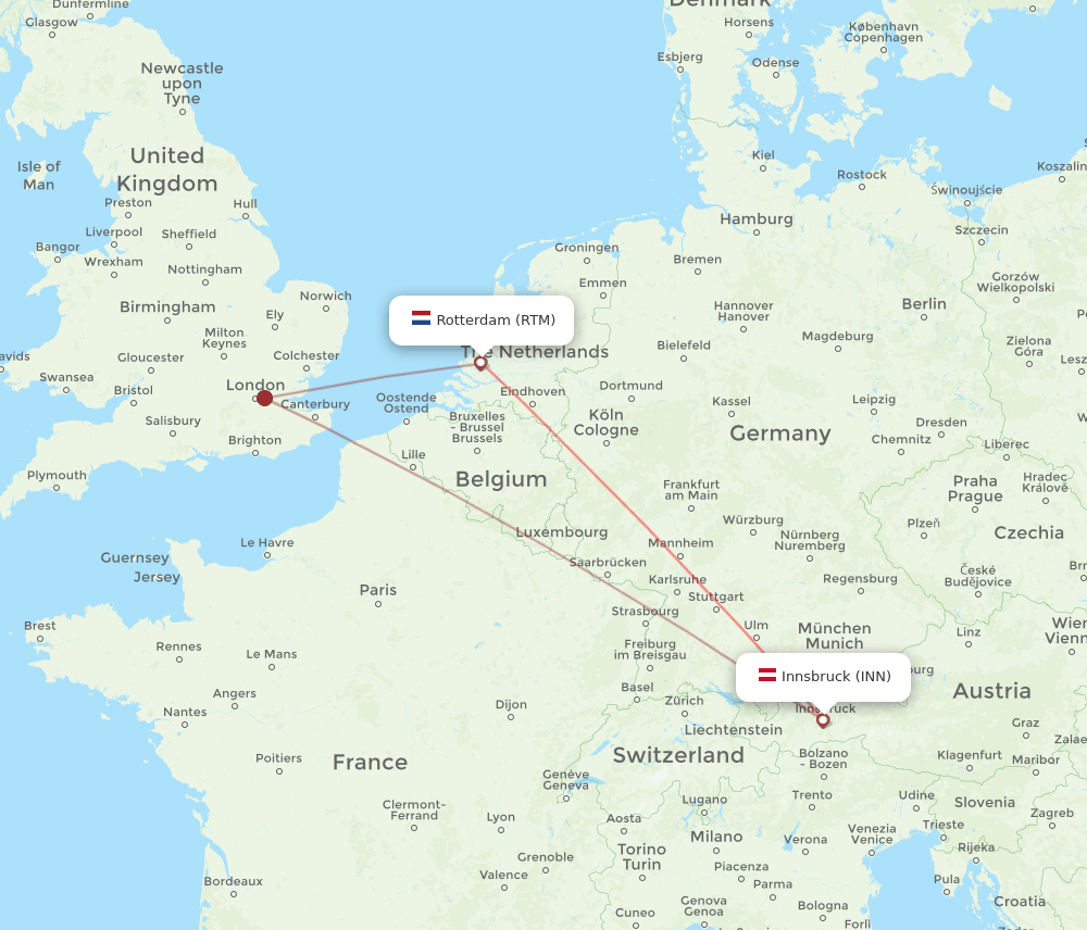 RTM-INN flight routes
