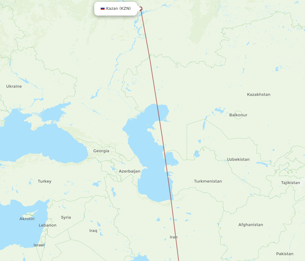 RUH-KZN flight routes