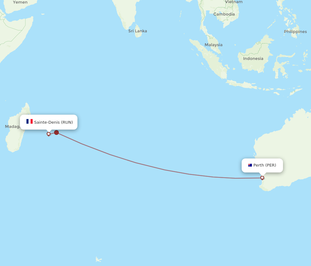 RUN-PER flight routes