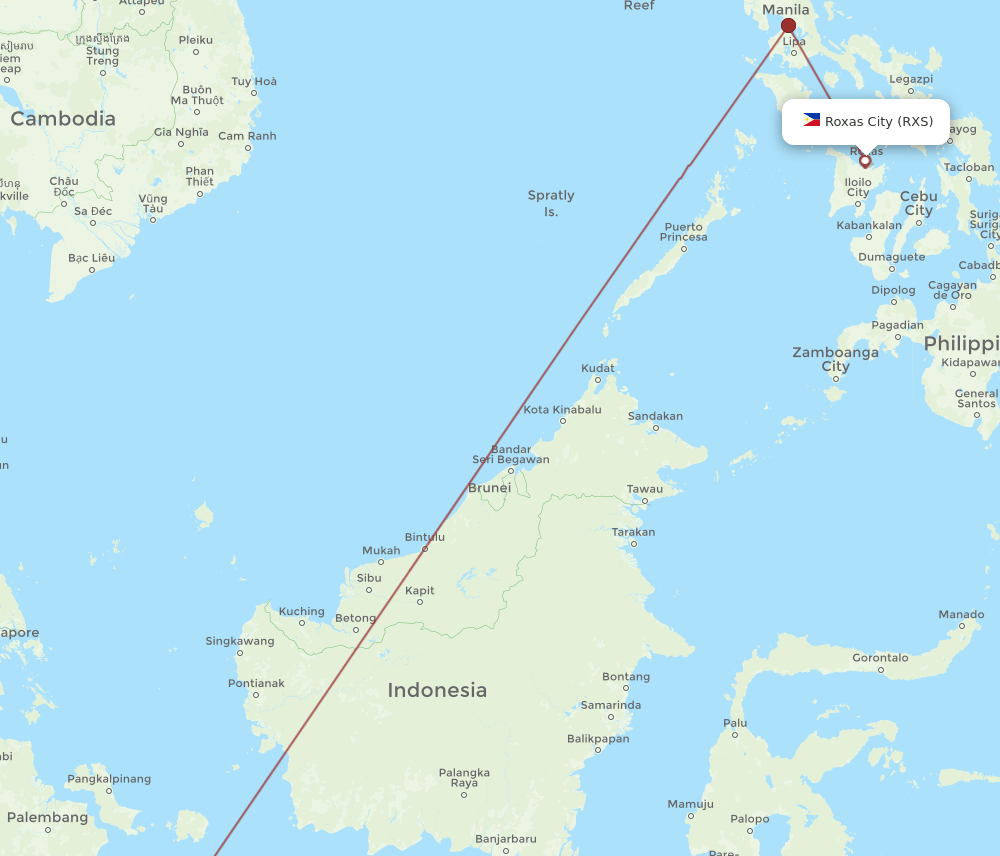 RXS-CGK flight routes