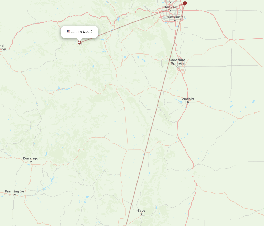 SAF-ASE flight routes