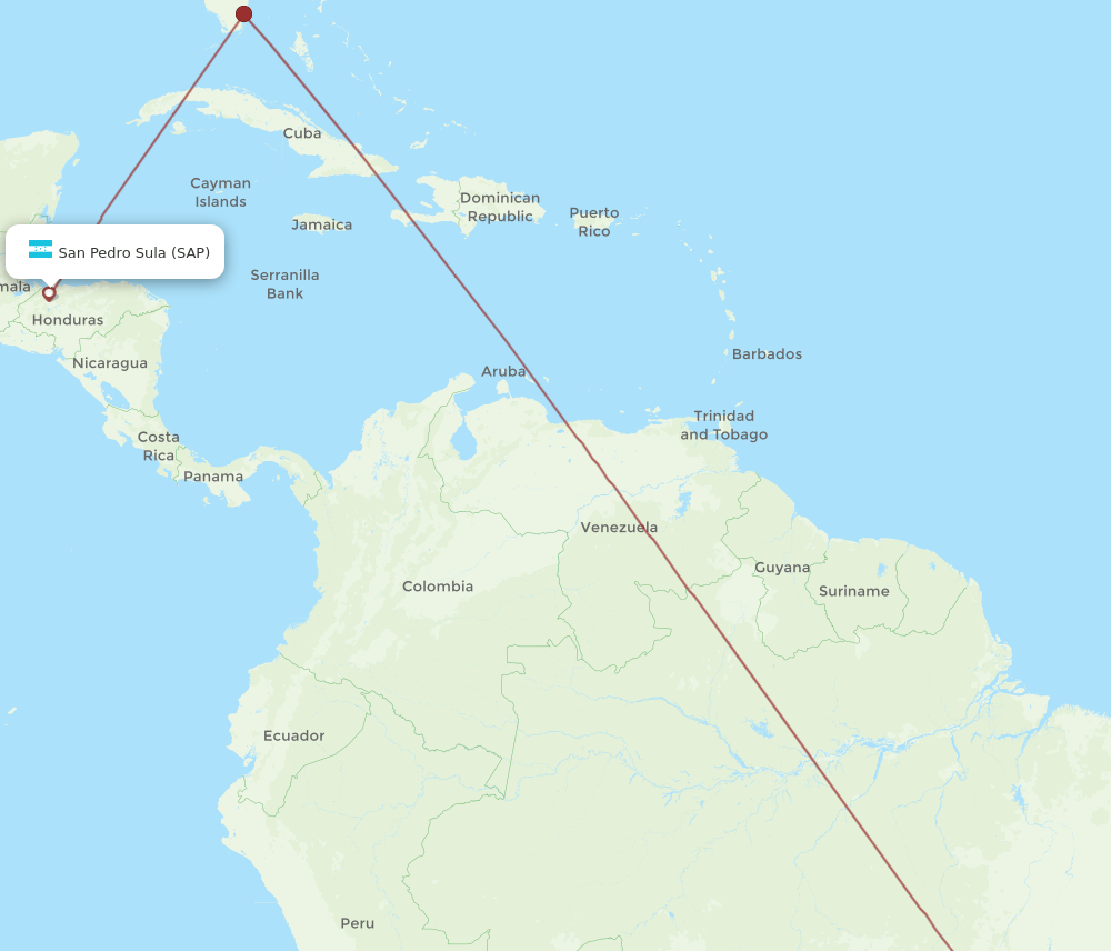 SAP-BSB flight routes
